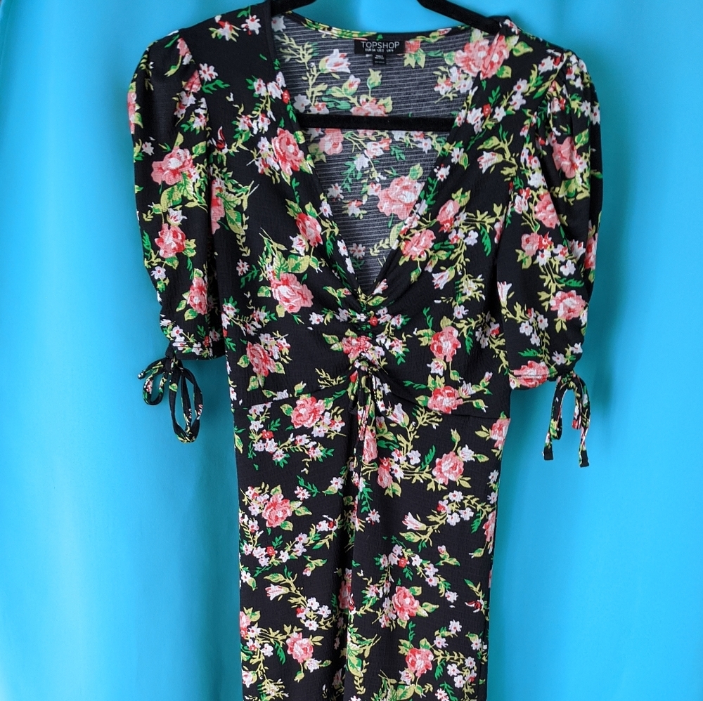 Topshop midi dress